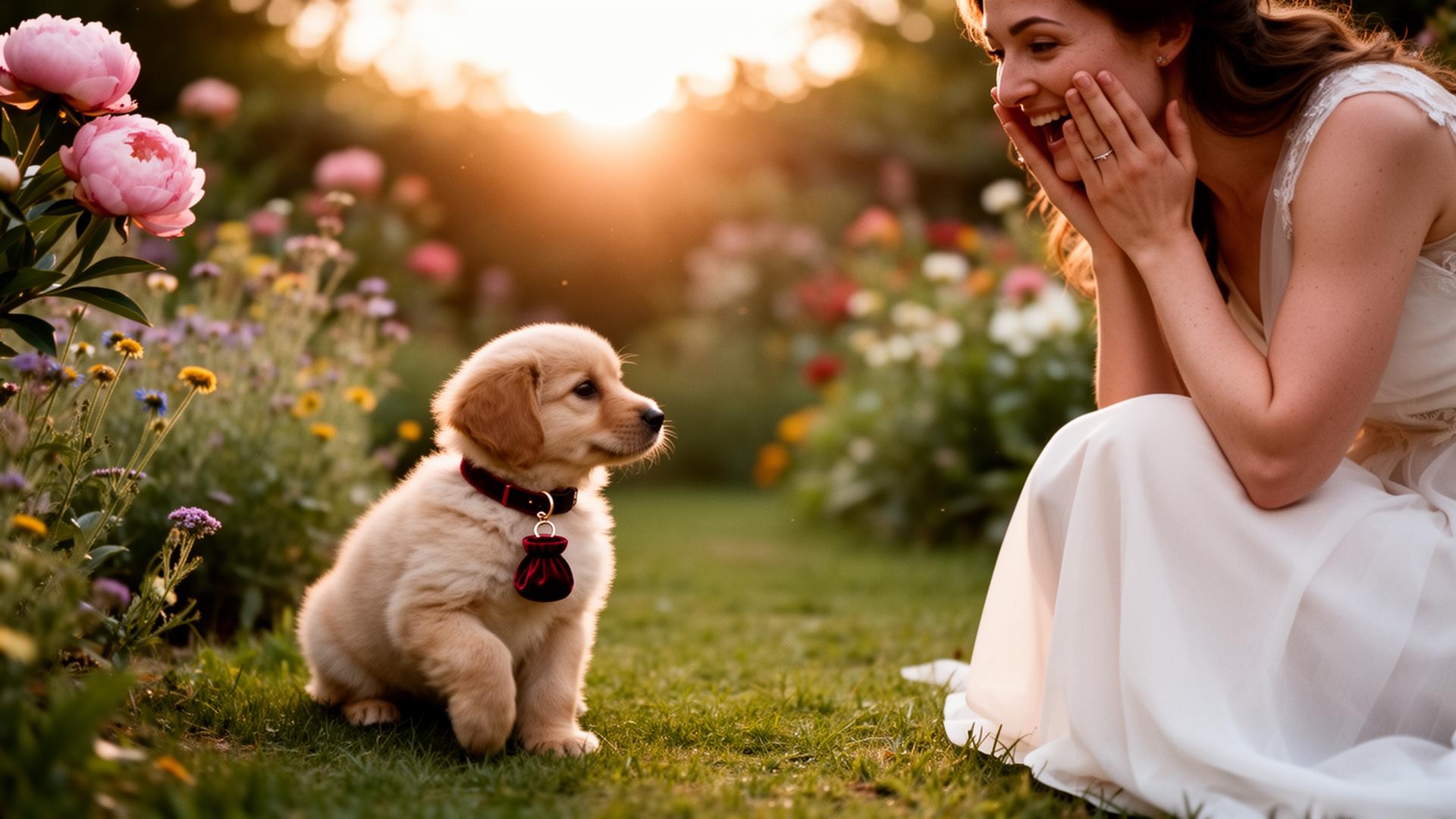Proposal with Puppies